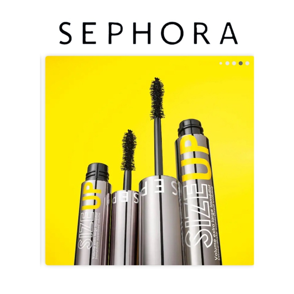 ⚡️🇫🇷🆕NIB SEPHORA |FULL| 2X Ultra Black Size Up Volumizing & Lengthening Mascara - Picture 9 of 16